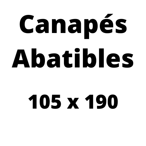 canapes abatibles 105 x 190