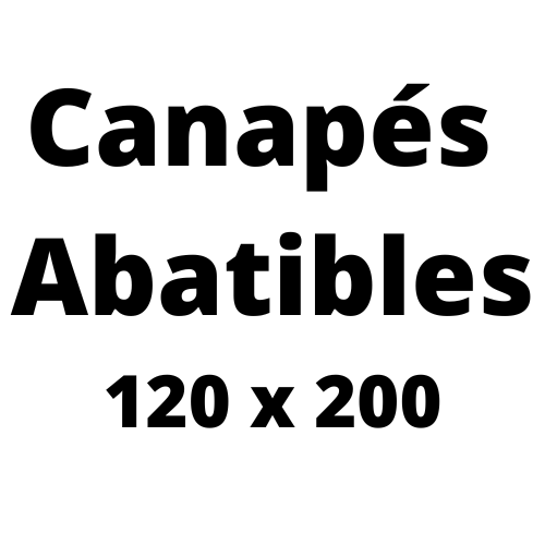 canape abatible 120 x 200