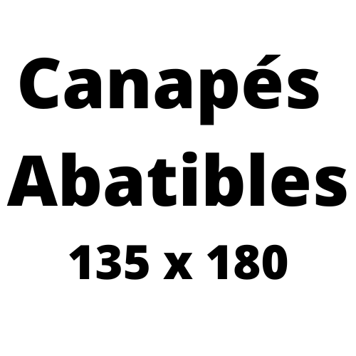 canape abatible 135 x 180